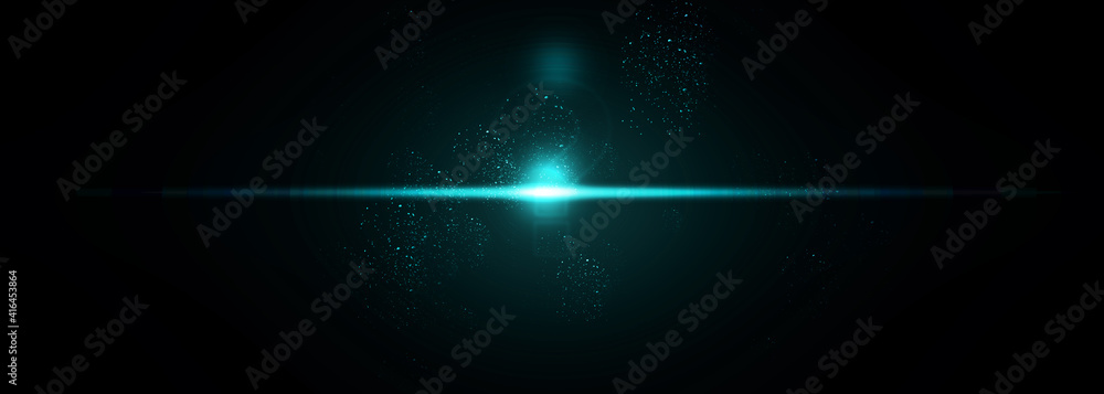 Fototapeta premium 2d illustration Abstract futuristic electronic circuit technology background
