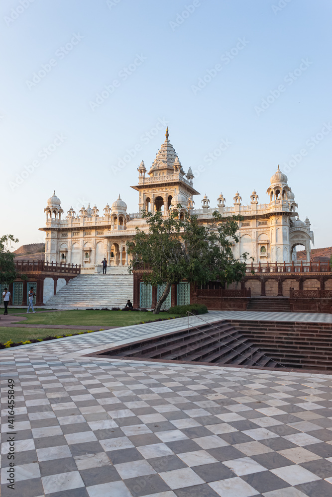 Jaswant Thada temple built by Maharaja Sardar Singh in 1899 in the memory of his father Maharaja Jaswant Singh II, Jodhpur, Rajasthan, India.