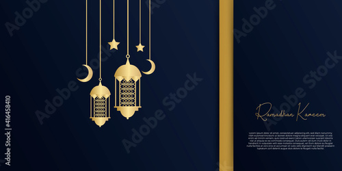 ramadan kareem greeting card design with mandala. Ramadan Kareem. Gold moon and abstract luxury islamic elements background. Ramadan Kareem greeting cards set. Ramadan islamic holiday invitations