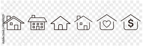 Real Estate icons collection vector