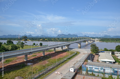 Construction of a bridge across the Mekong River 3, Thailand and Laos