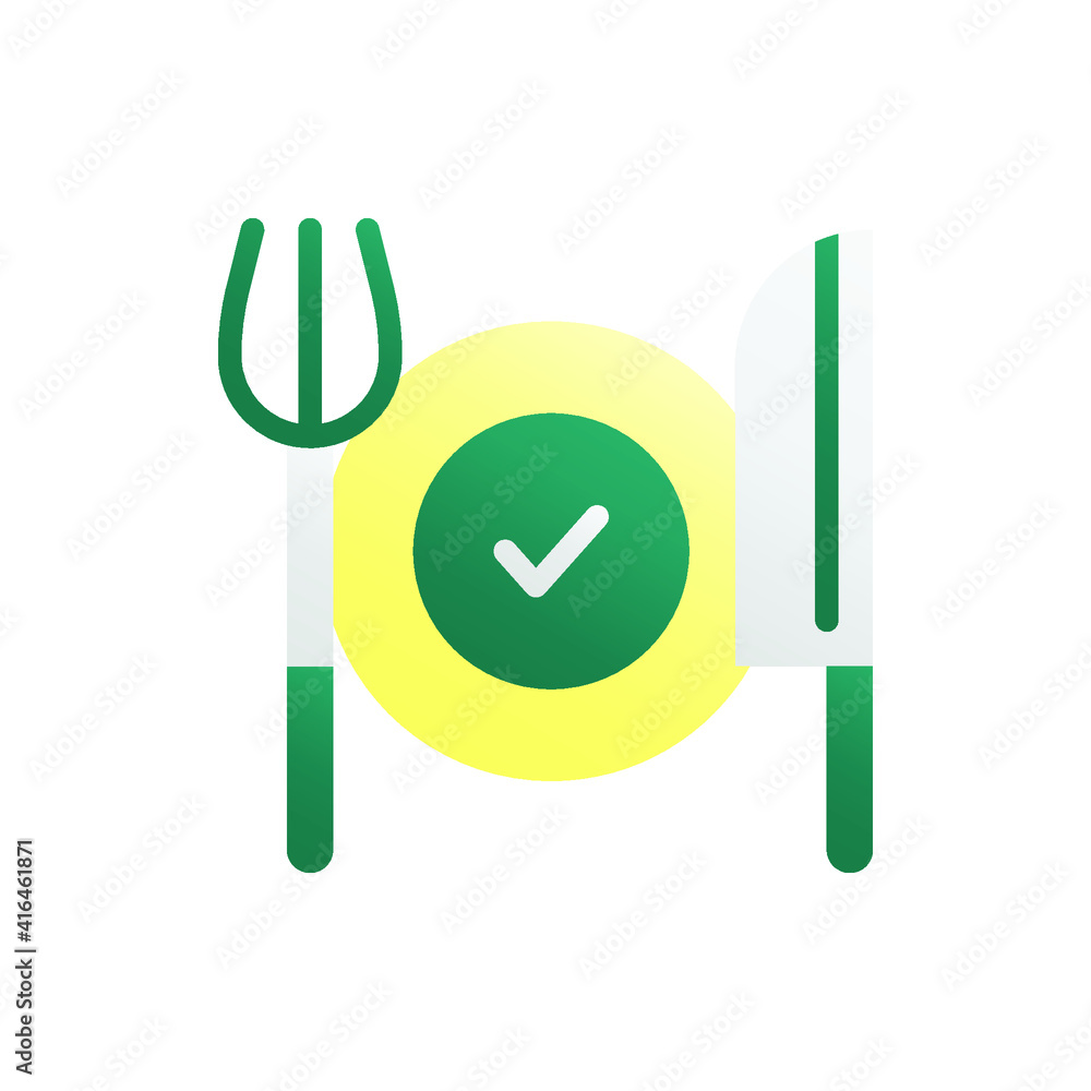 Fasting, Iftar, Eat Flat Icon Logo Illustration Vector Isolated. Ramadan and Muslim Icon-Set. Suitable for Web Design, Logo, App, and Upscale Your Business.