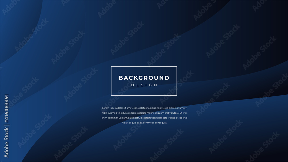 Bright navy blue dynamic abstract vector background with diagonal lines. Trendy classic color of 2021. 3d cover of business presentation banner for sale event night party. Fast moving soft shadow.