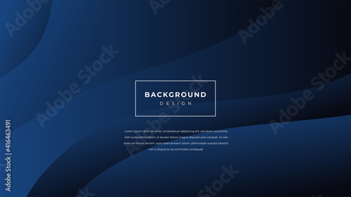 Bright navy blue dynamic abstract vector background with diagonal lines. Trendy classic color of 2021. 3d cover of business presentation banner for sale event night party. Fast moving soft shadow.