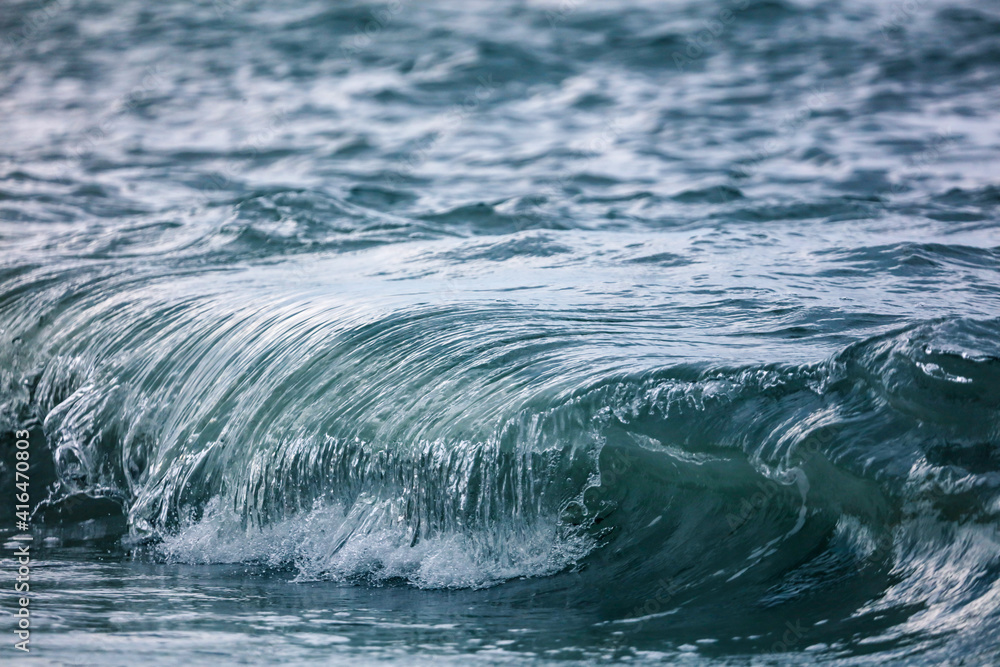 Wave in the sea with splashing water. Wave in the sea with splashing water.
