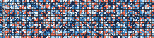 Abstract Geometric Pattern generative computational art illustration