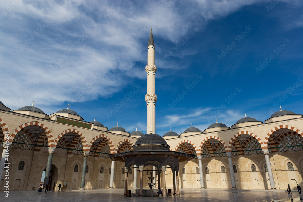 Camlıca Mosque in Istanbul. Turkey.
