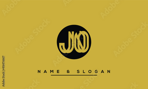 JO, OJ, J, O  Abstract Letters Logo Monogram