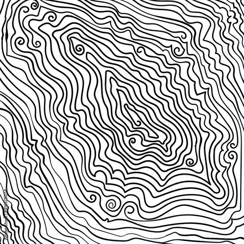 Woodcut style pattern