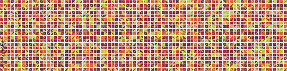 Fototapeta premium Abstract Geometric Pattern generative computational art illustration