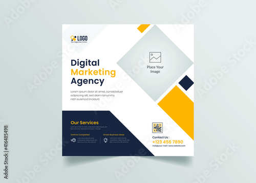 Corporate business social media post  
