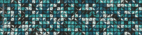 Abstract Geometric Pattern generative computational art illustration