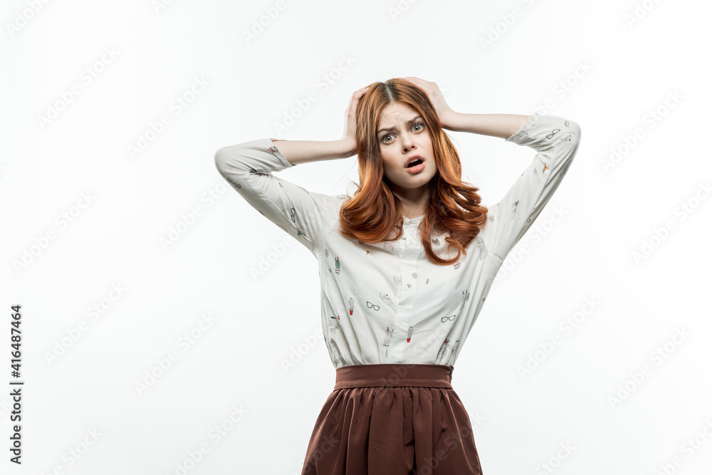 cheerful elegant woman in suit glamor smile lifestyle cheerful elegant woman in suit glamor smile lifestyle