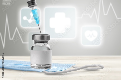Obraz na płótnie Vaccine.