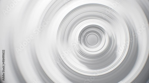 Abstract background ripple waves. White elegant wallpaper design. Seamless loop animation