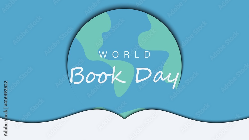 Background celebration for world book day Background celebration for world book day
