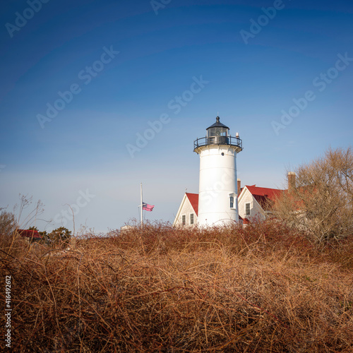 Lighthouse on the Hill in Falmouth, Cape Cod