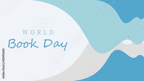 Background celebration for world book day