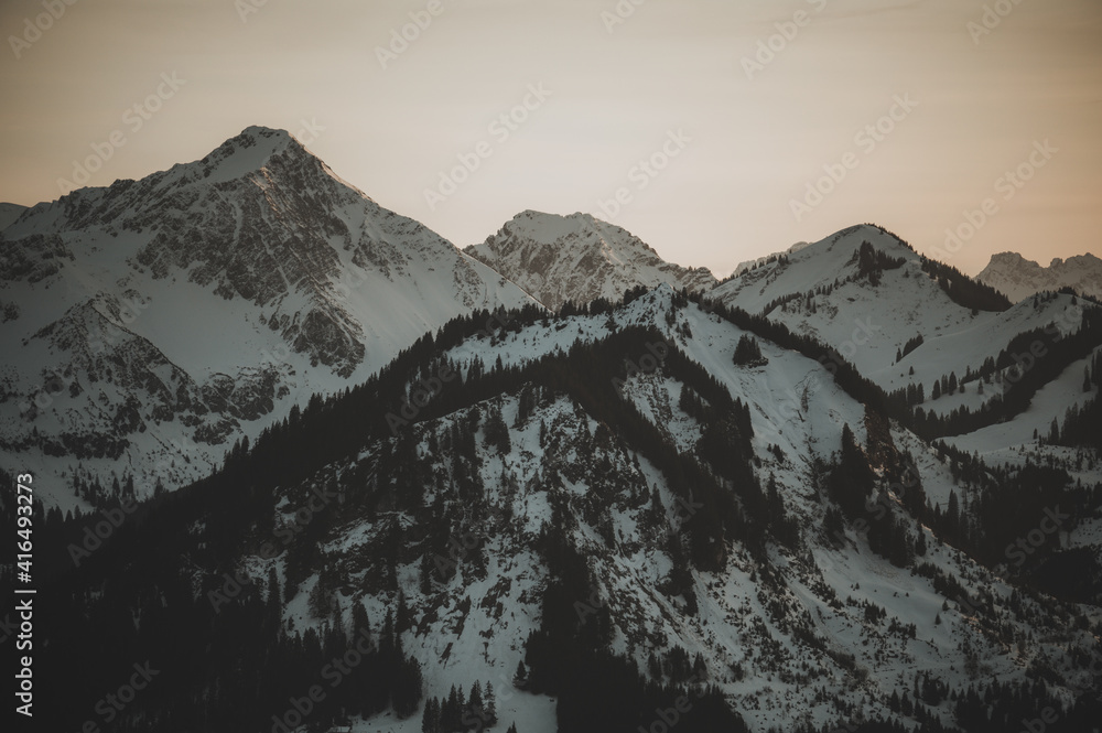 Obraz premium Allgäuer Berge