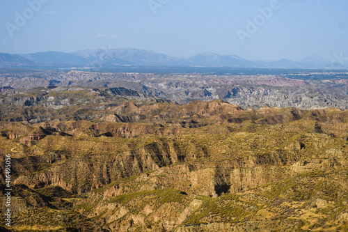 Desierto de Gorafe en granada con importantes formaciones geol  gicas y bonitos paisajes