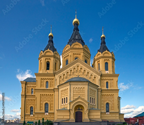St. Alexander Nevsky cathedral. City of Nizhniy Novgorod, Russia. Years of construction 1868—1881 