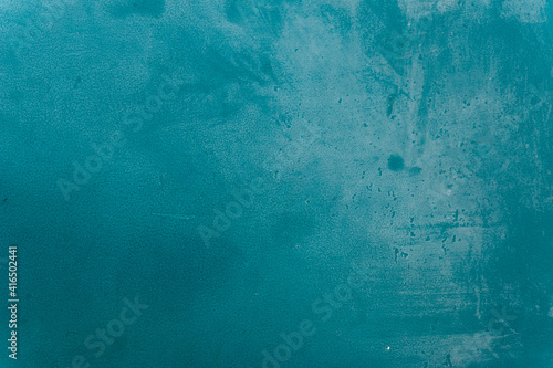 Snow winter, water, ice, sky, sea, ocean, blue cold. Abstract dark green colors. Fragment of artwork on paper with pattern. Texture backdrop, macro. Lime Plaster