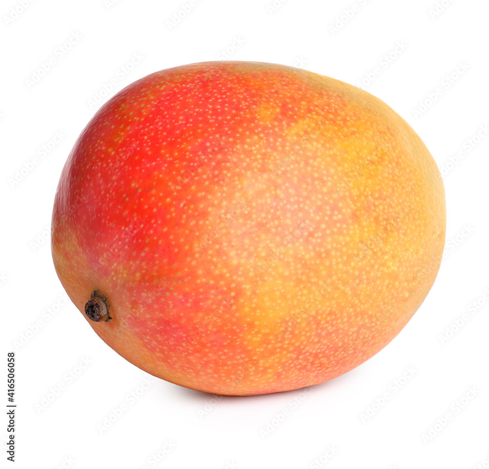 Delicious ripe juicy mango isolated on white Delicious ripe juicy mango isolated on white