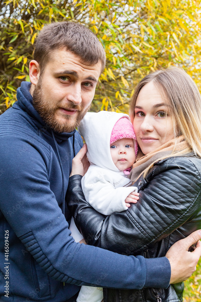 happy family in autumn happy family in autumn