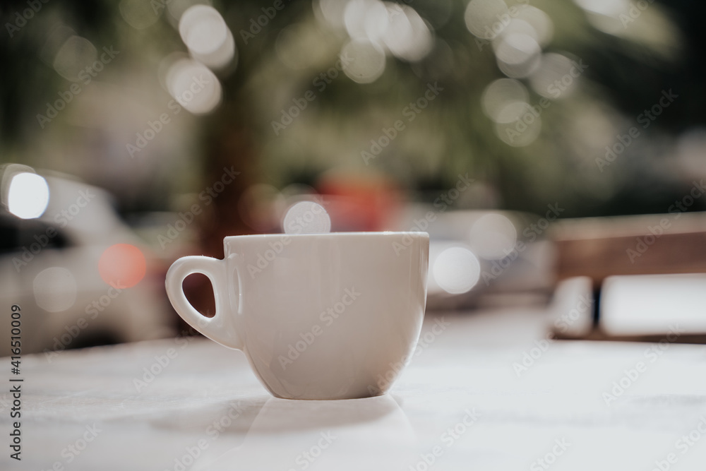 coffee on glass table outdoors coffee on glass table outdoors