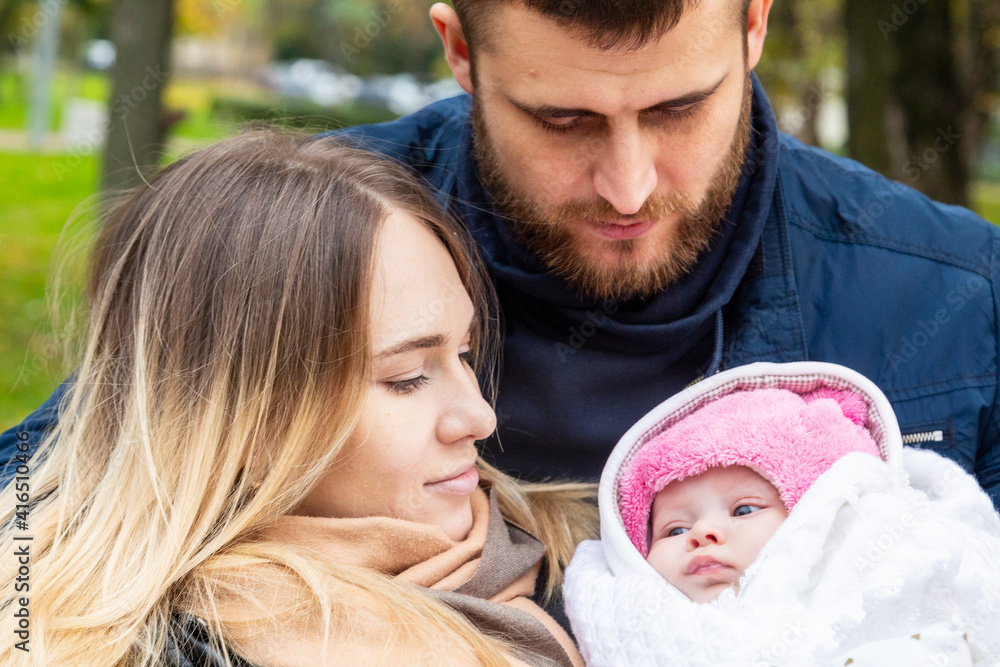 Fototapeta premium parent and baby