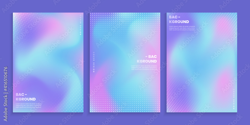 Trendy vibrant gradient colors with abstract dots Trendy vibrant gradient colors with abstract dots