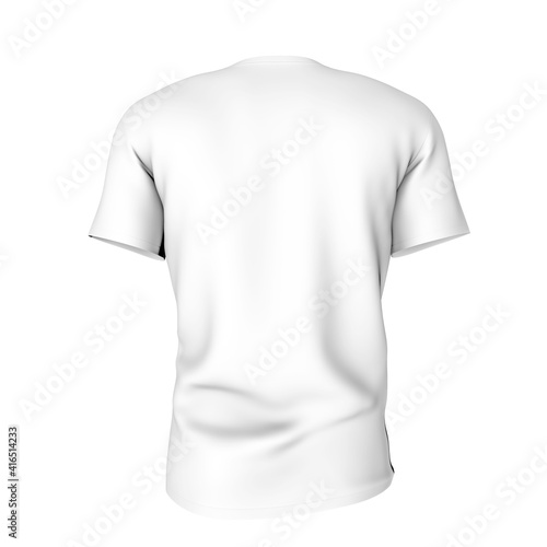 T-shirt isolated on white background