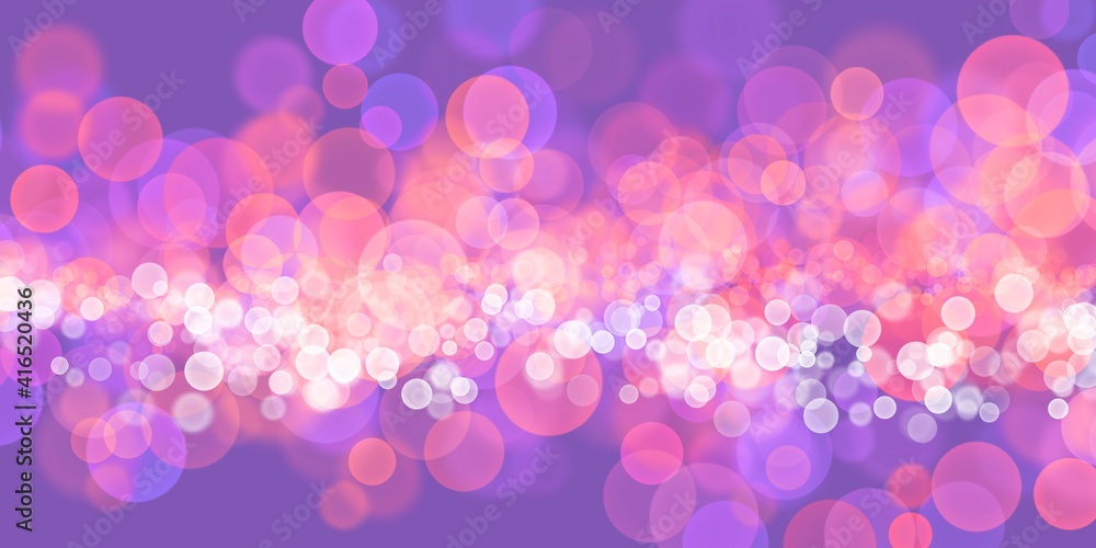 Web banner viola rosa con bokeh colorato. Sfondo astratto magico Web banner viola rosa con bokeh colorato. Sfondo astratto magico