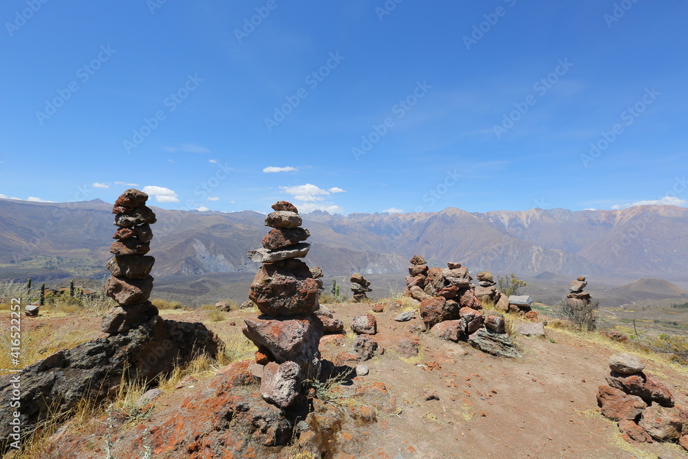 Mirador de Antaymarca, Andagua, Pérou Mirador de Antaymarca, Andagua, Pérou