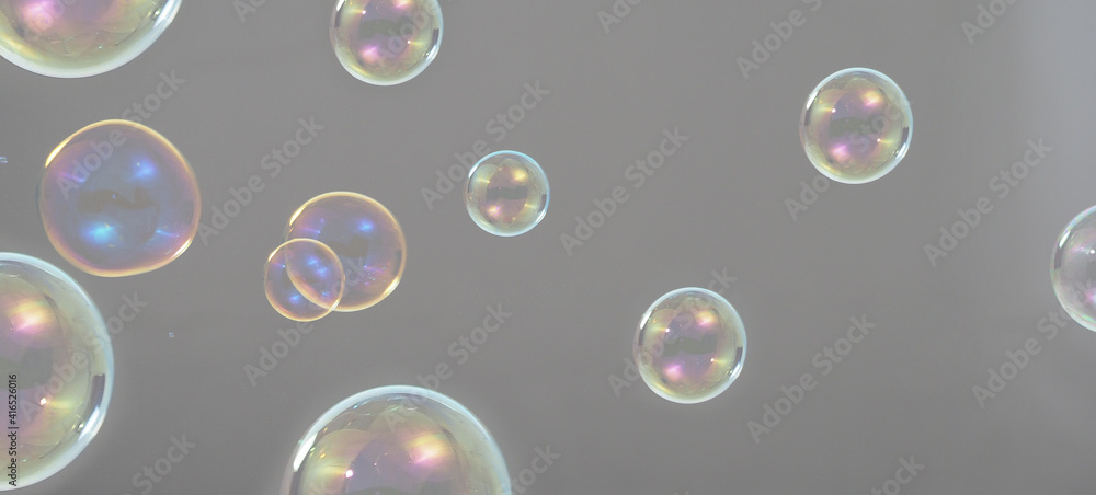 Shampoo bubbles floating like flying in the air by wind blow which represent refreshing playful joyful moments and gentle soft comfortable and look wet soapy for hygiene detergent product industry. Shampoo bubbles floating like flying in the air by wind blow which represent refreshing playful joyful moments and gentle soft comfortable and look wet soapy for hygiene detergent product industry.
