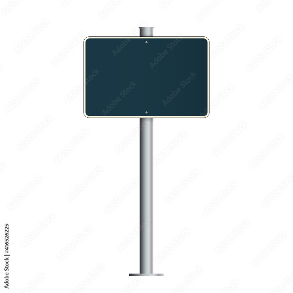 Billboard city Banner Stand on isolated clean background. Design template blank big board city display template for designers. Vector illustration EPS 10. Advertising promotional presentation