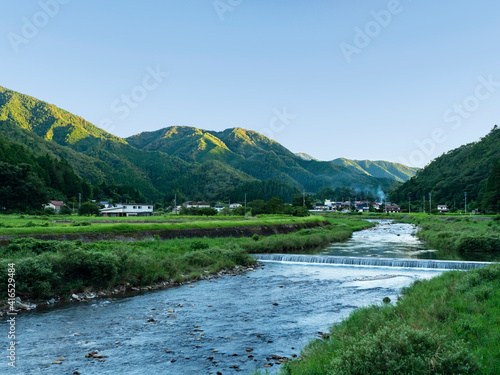 Bild auf Leinwand 広島県佐伯区湯来町水内川
