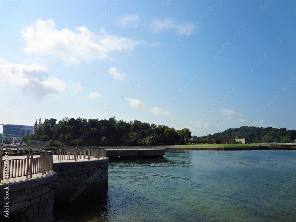 Bukit Chermin Boardwalk at Keppel Bay Viewpoint, Singapore - ケッペル島 ヨットハーバー Bukit Chermin Boardwalk at Keppel Bay Viewpoint, Singapore - ケッペル島 ヨットハーバー