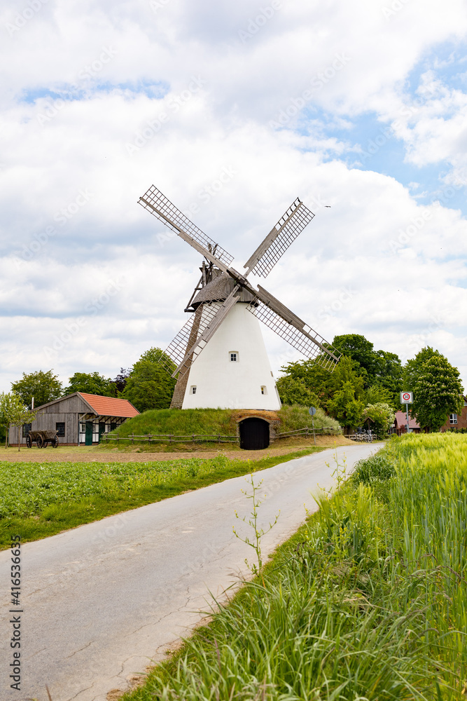 Windmühle in Südhemmern, Hille, Deutschland