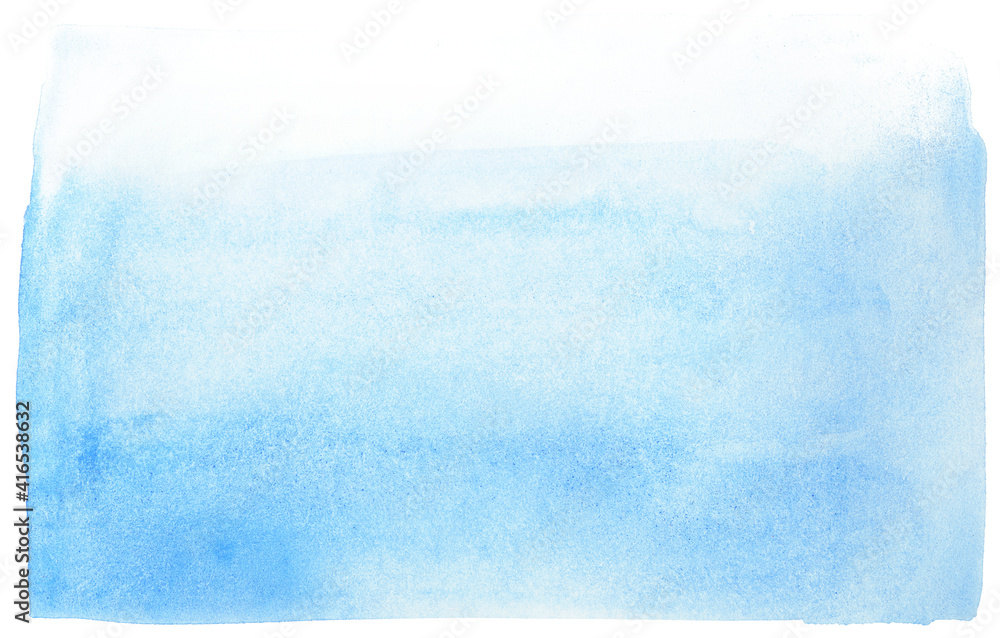 Blue background rectangle watercolor element Blue background rectangle watercolor element