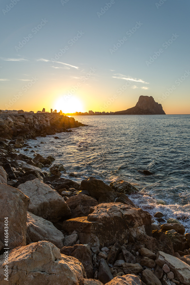 Fototapeta premium Marina PortBlanc, Calpe, Spain