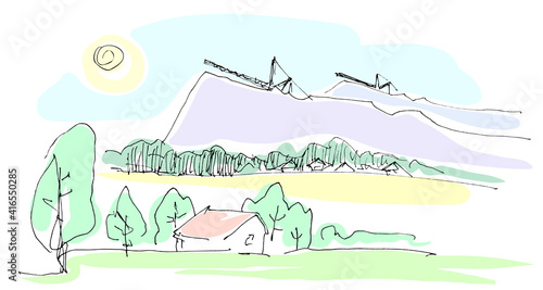 Mining waste is changing the natural landscape