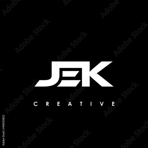JEK Letter Initial Logo Design Template Vector Illustration