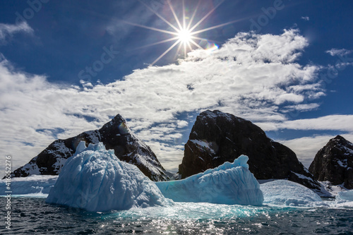 Large iceberg off the shore of Astrolabe Island, Bransfield Strait, Trinity Peninsula, Antarctica, Polar Regions photo