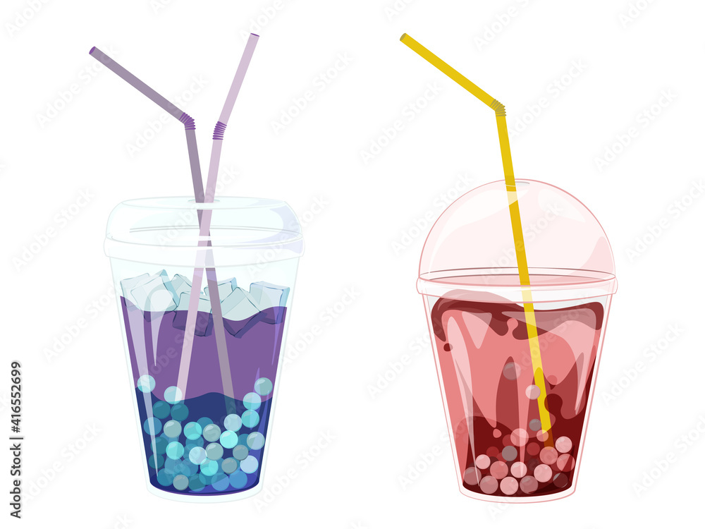 Bubble milk tea Special Promotions design. Bubble tea cup design, Pearl milk tea Bubble milk tea Special Promotions design. Bubble tea cup design, Pearl milk tea