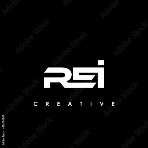 Photography REI Letter Initial Logo Design Template Vector Illustration