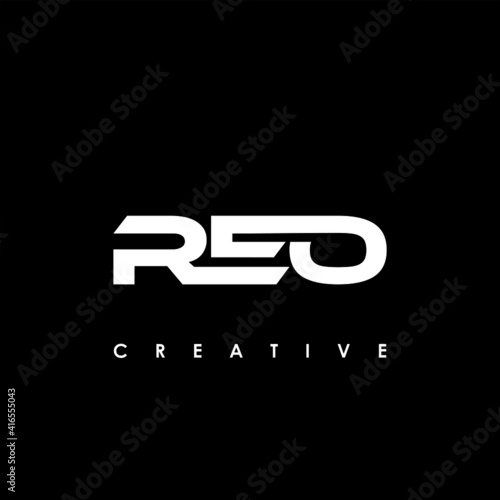 REO Letter Initial Logo Design Template Vector Illustration