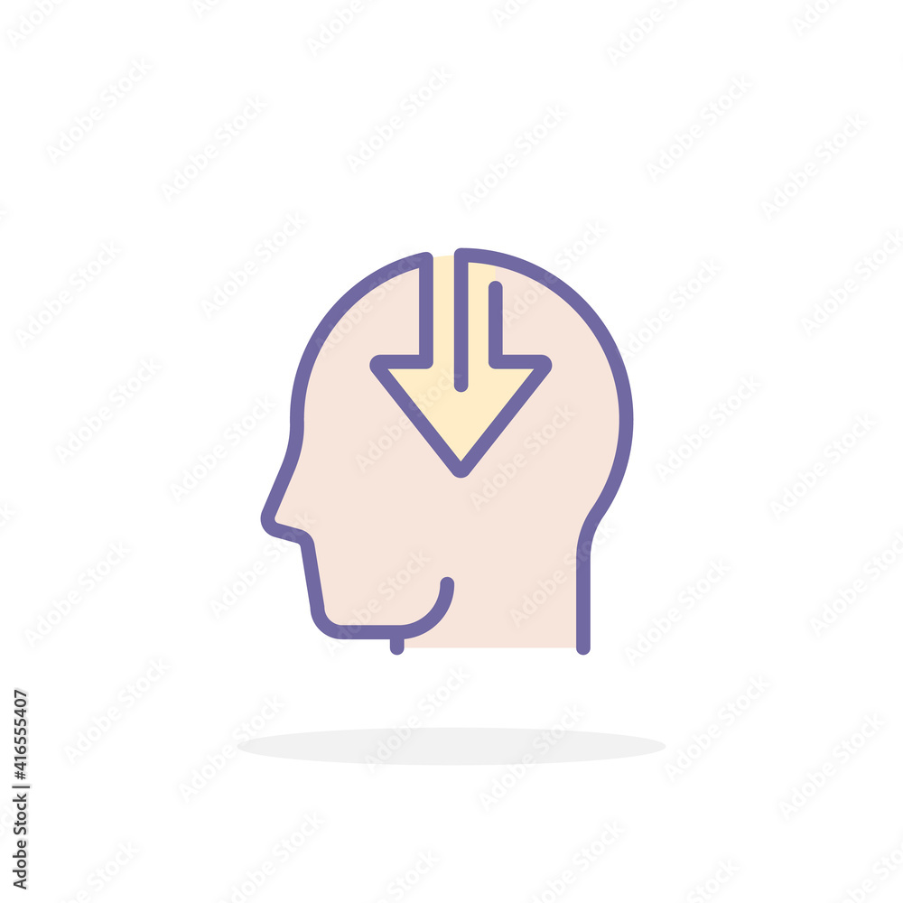 Public opinion icon in filled outline style. Public opinion icon in filled outline style.