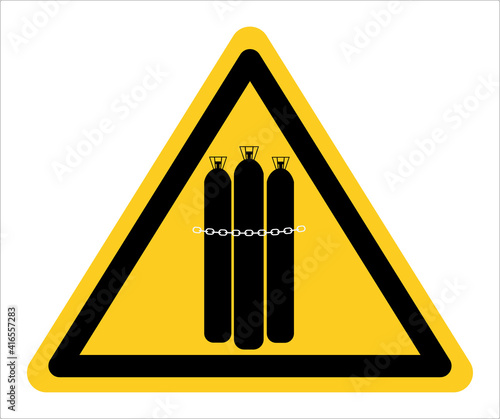 Warning Argon tank is heavy, it should be chained.