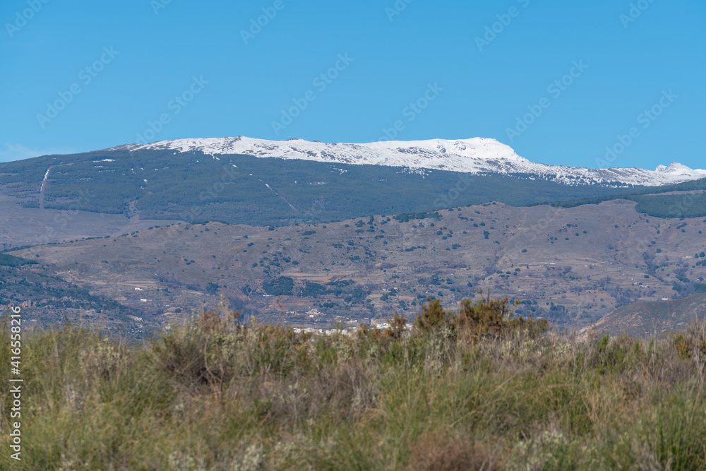 snow in the Sierra Nevada mountain snow in the Sierra Nevada mountain